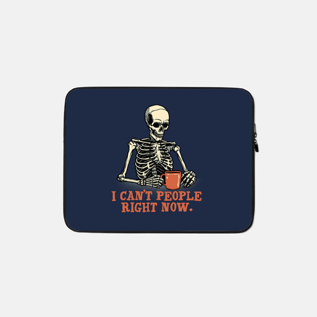 I Can't People Right Now-None-Zippered-Laptop Sleeve-glitchygorilla