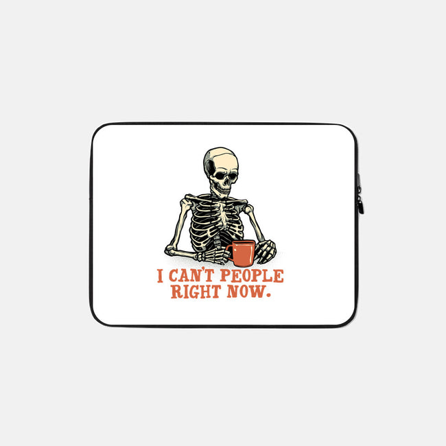 I Can't People Right Now-None-Zippered-Laptop Sleeve-glitchygorilla