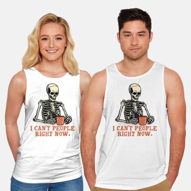 I Can't People Right Now-Unisex-Basic-Tank-glitchygorilla