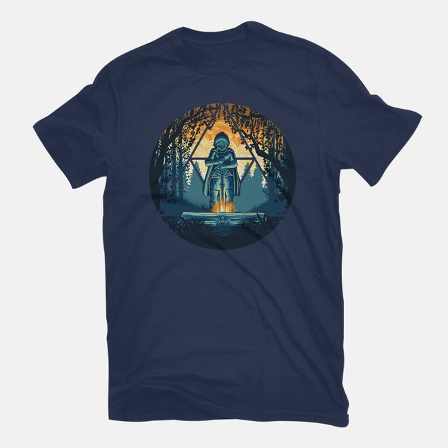 Sword In The Woods-Womens-Basic-Tee-rmatix