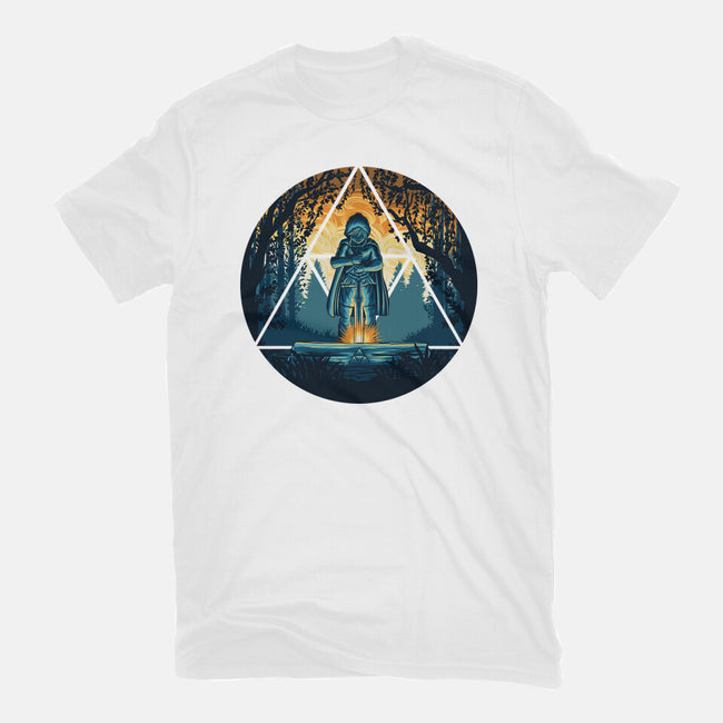 Sword In The Woods-Womens-Fitted-Tee-rmatix