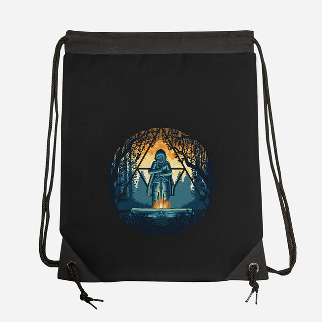 Sword In The Woods-None-Drawstring-Bag-rmatix