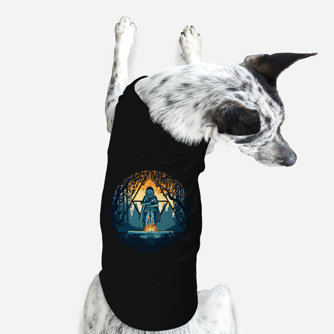 Sword In The Woods-Dog-Basic-Pet Tank-rmatix