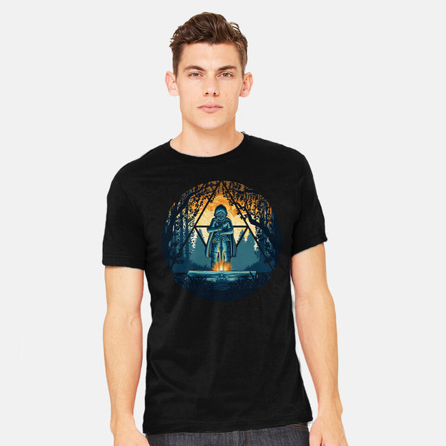 Sword In The Woods-Mens-Heavyweight-Tee-rmatix