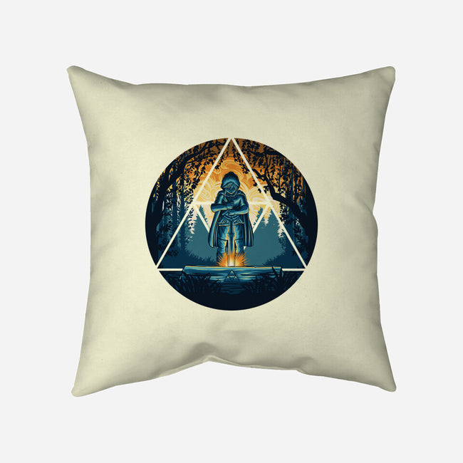 Sword In The Woods-None-Non-Removable Cover w Insert-Throw Pillow-rmatix