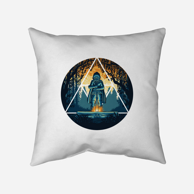 Sword In The Woods-None-Non-Removable Cover w Insert-Throw Pillow-rmatix