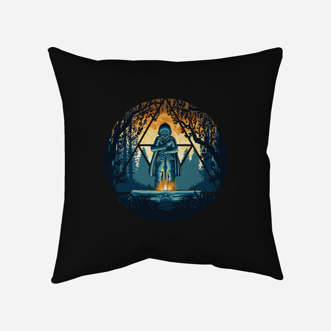 Sword In The Woods-None-Removable Cover w Insert-Throw Pillow-rmatix