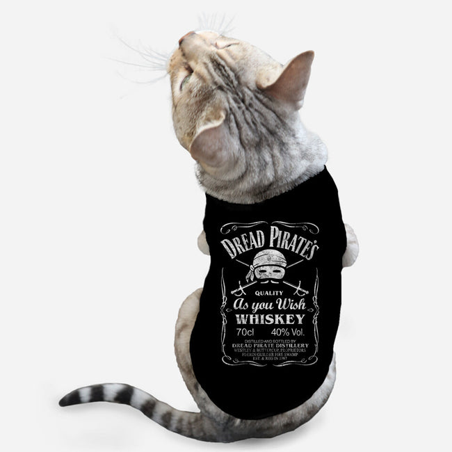 Dread Pirate's Whiskey-Cat-Basic-Pet Tank-NMdesign