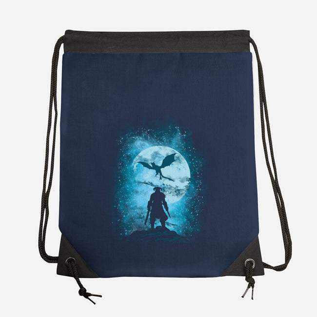 Dragon Slayer-None-Drawstring-Bag-dalethesk8er