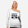 Join The Afterlife Racing-Womens-Off Shoulder-Sweatshirt-glitchygorilla