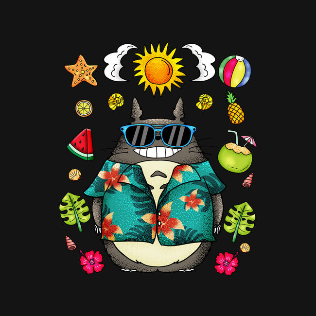 Tropical Totoro-Youth-Crew Neck-Sweatshirt-JamesQJO