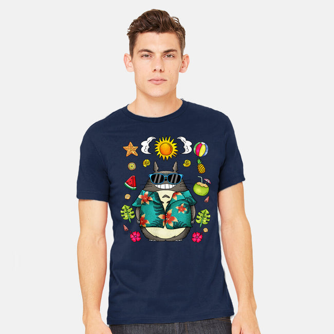 Tropical Totoro-Mens-Heavyweight-Tee-JamesQJO