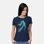 Project Eve Stellar Blade-Womens-Basic-Tee-rocketman_art