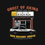 Ghost Of Akina-None-Non-Removable Cover w Insert-Throw Pillow-glitchygorilla