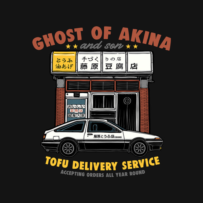 Ghost Of Akina-Unisex-Basic-Tee-glitchygorilla