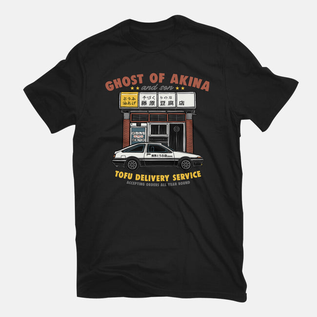 Ghost Of Akina-Womens-Basic-Tee-glitchygorilla