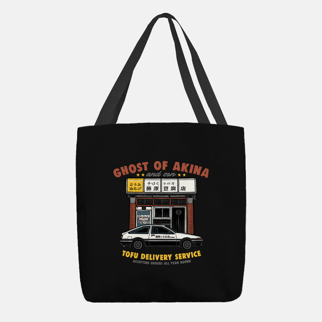 Ghost Of Akina-None-Basic Tote-Bag-glitchygorilla