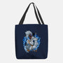 Thunderstorm Samurai-None-Basic Tote-Bag-Bruno Mota