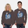 Thunderstorm Samurai-Unisex-Crew Neck-Sweatshirt-Bruno Mota