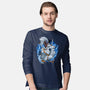 Thunderstorm Samurai-Mens-Long Sleeved-Tee-Bruno Mota