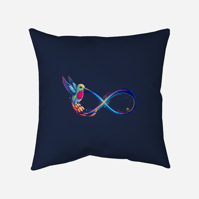 Infinity Bird-None-Non-Removable Cover w Insert-Throw Pillow-Vallina84