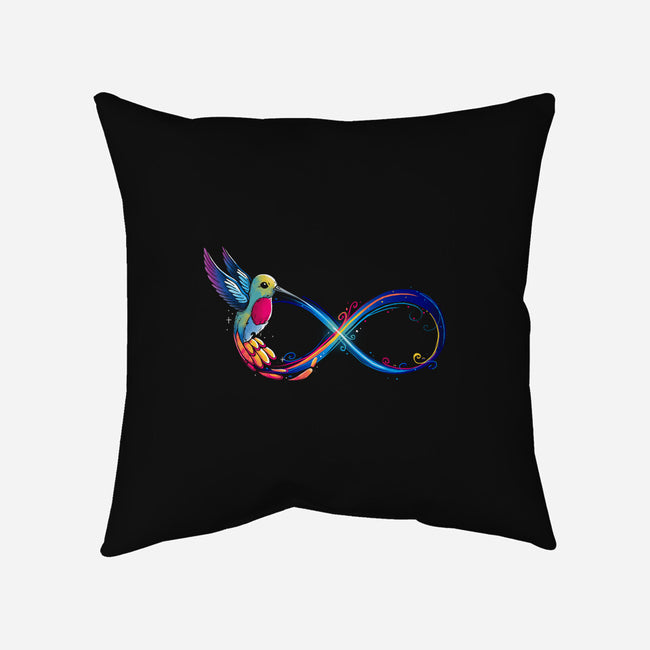 Infinity Bird-None-Removable Cover w Insert-Throw Pillow-Vallina84