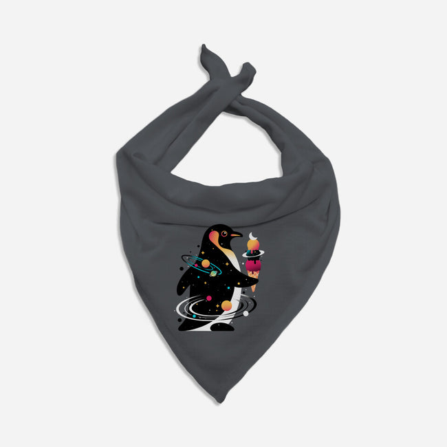 Space Penguin-Cat-Bandana-Pet Collar-NemiMakeit