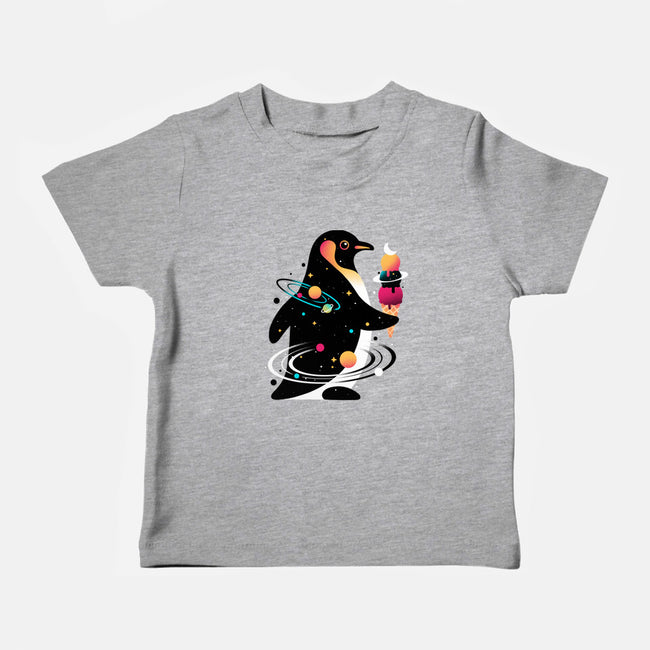Space Penguin-Baby-Basic-Tee-NemiMakeit
