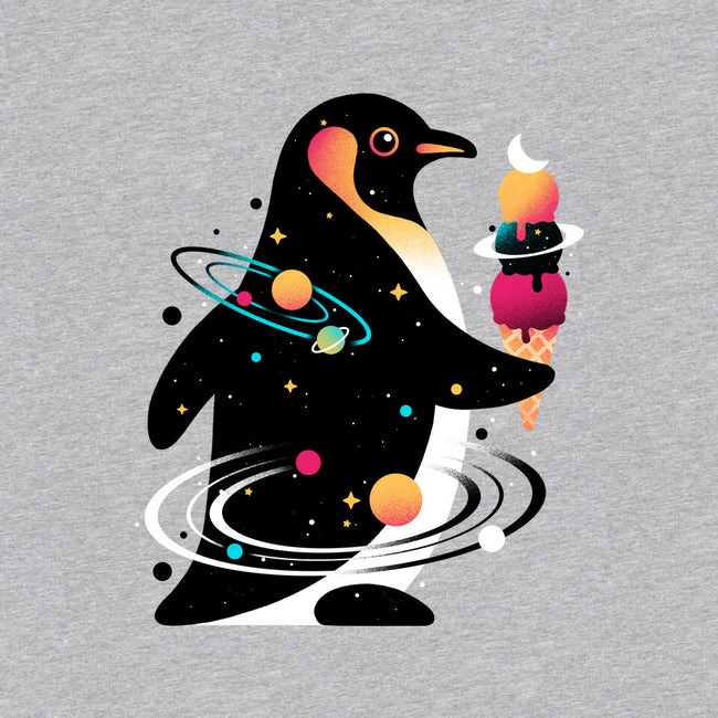 Space Penguin-Womens-Fitted-Tee-NemiMakeit