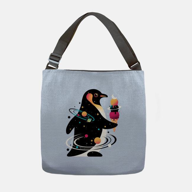 Space Penguin-None-Adjustable Tote-Bag-NemiMakeit