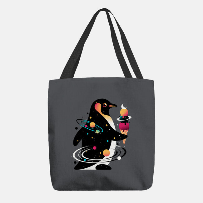 Space Penguin-None-Basic Tote-Bag-NemiMakeit