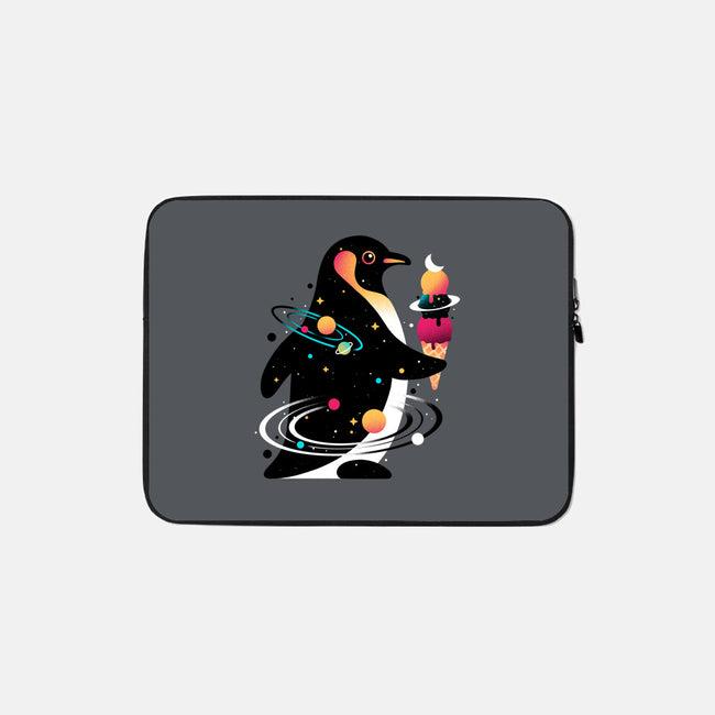 Space Penguin-None-Zippered-Laptop Sleeve-NemiMakeit