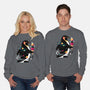 Space Penguin-Unisex-Crew Neck-Sweatshirt-NemiMakeit