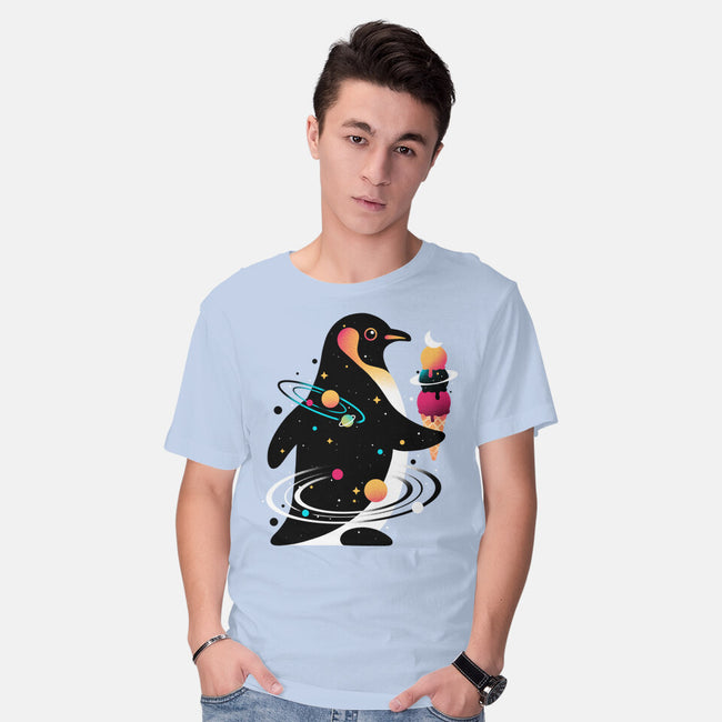 Space Penguin-Mens-Basic-Tee-NemiMakeit