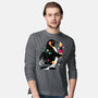 Space Penguin-Mens-Long Sleeved-Tee-NemiMakeit