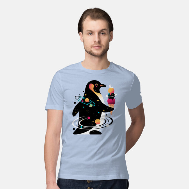 Space Penguin-Mens-Premium-Tee-NemiMakeit