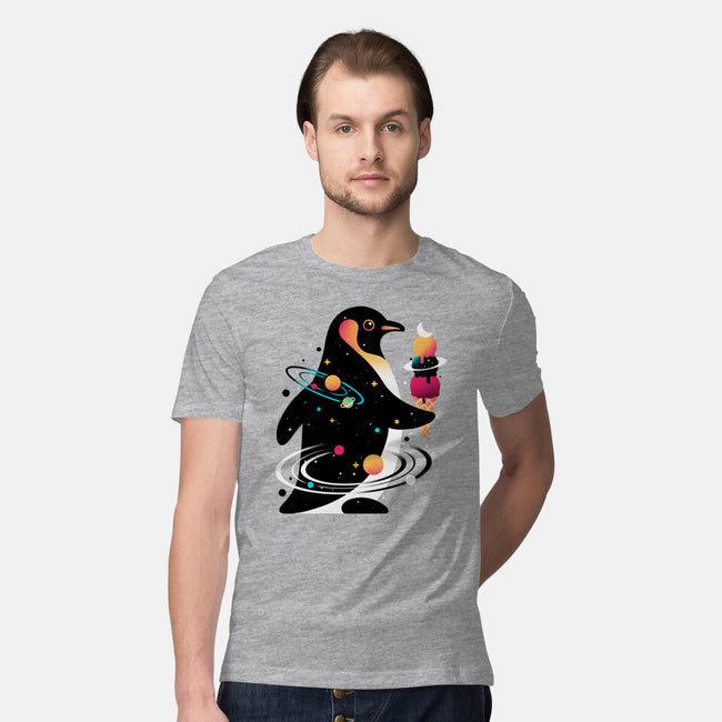 Space Penguin-Mens-Premium-Tee-NemiMakeit