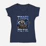 Trash Metal-Womens-V-Neck-Tee-vp021