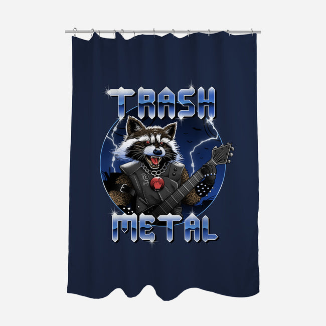 Trash Metal-None-Polyester-Shower Curtain-vp021