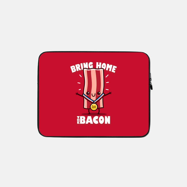 Bring Home The Bacon-None-Zippered-Laptop Sleeve-Boggs Nicolas