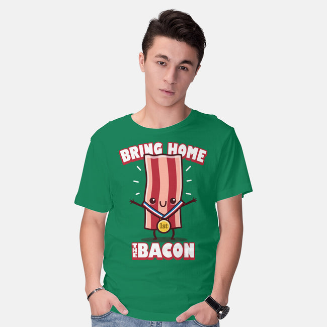 Bring Home The Bacon-Mens-Basic-Tee-Boggs Nicolas