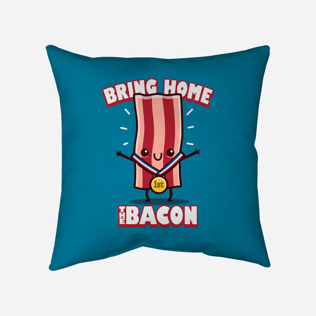 Bring Home The Bacon-None-Non-Removable Cover w Insert-Throw Pillow-Boggs Nicolas