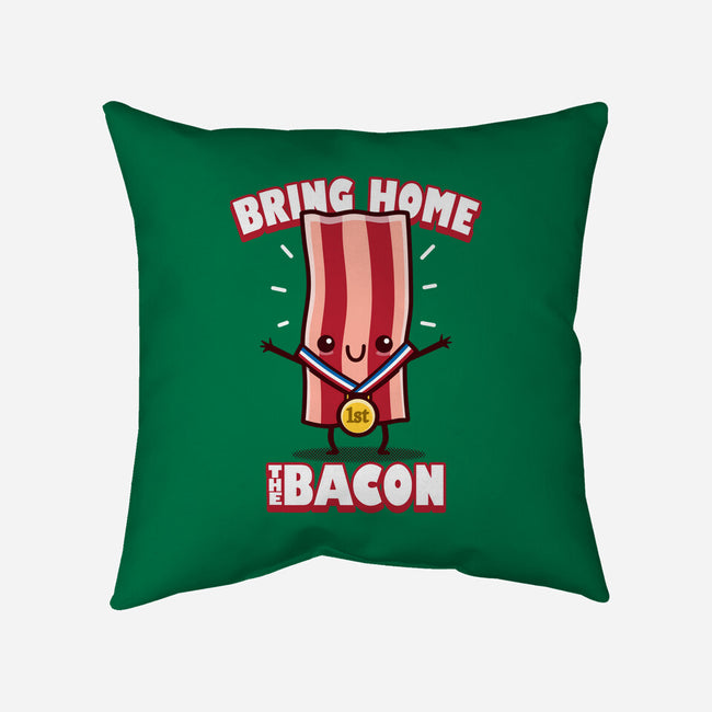 Bring Home The Bacon-None-Removable Cover-Throw Pillow-Boggs Nicolas