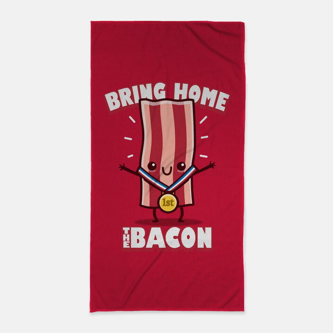 Bring Home The Bacon-None-Beach-Towel-Boggs Nicolas