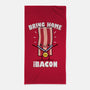 Bring Home The Bacon-None-Beach-Towel-Boggs Nicolas