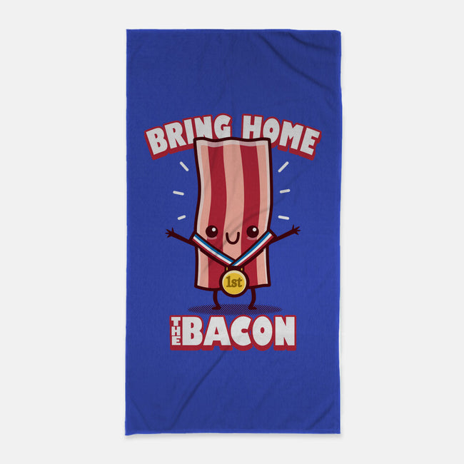 Bring Home The Bacon-None-Beach-Towel-Boggs Nicolas