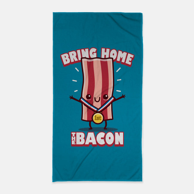 Bring Home The Bacon-None-Beach-Towel-Boggs Nicolas