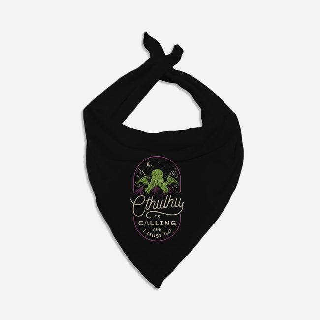 Cthulhu's Calling-Cat-Bandana-Pet Collar-dfonseca