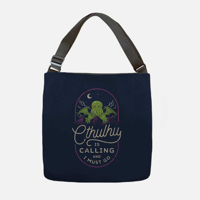 Cthulhu's Calling-None-Adjustable Tote-Bag-dfonseca