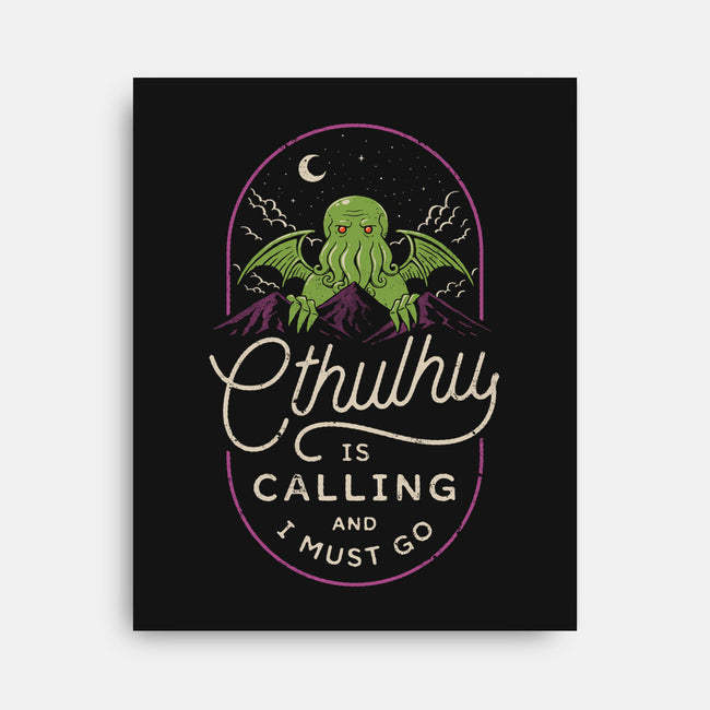 Cthulhu's Calling-None-Stretched-Canvas-dfonseca